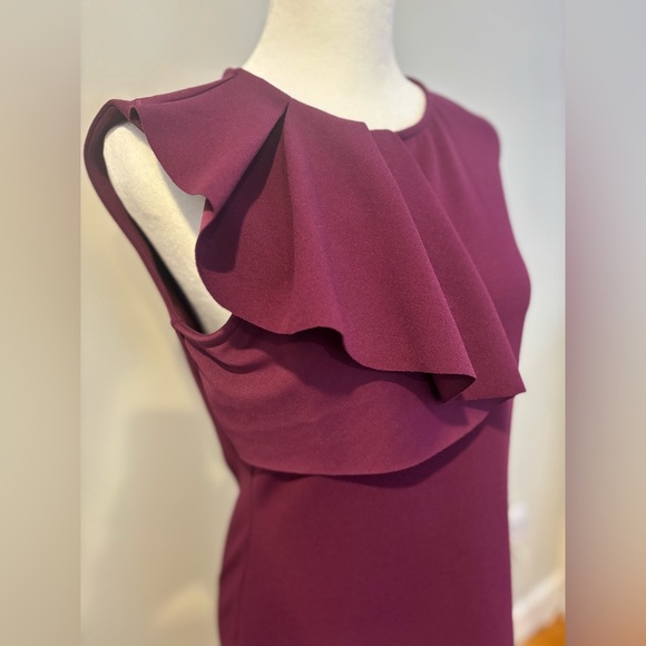 Bebe Rich Plum Midi Dress - Picture 4 of 9